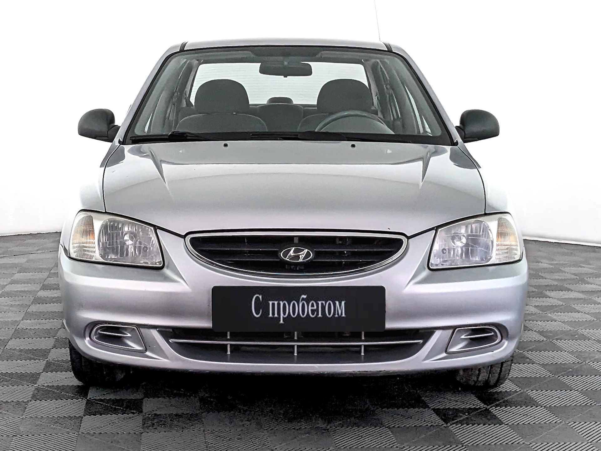 Hyundai Accent Серебристый, 2007, 89 209 км