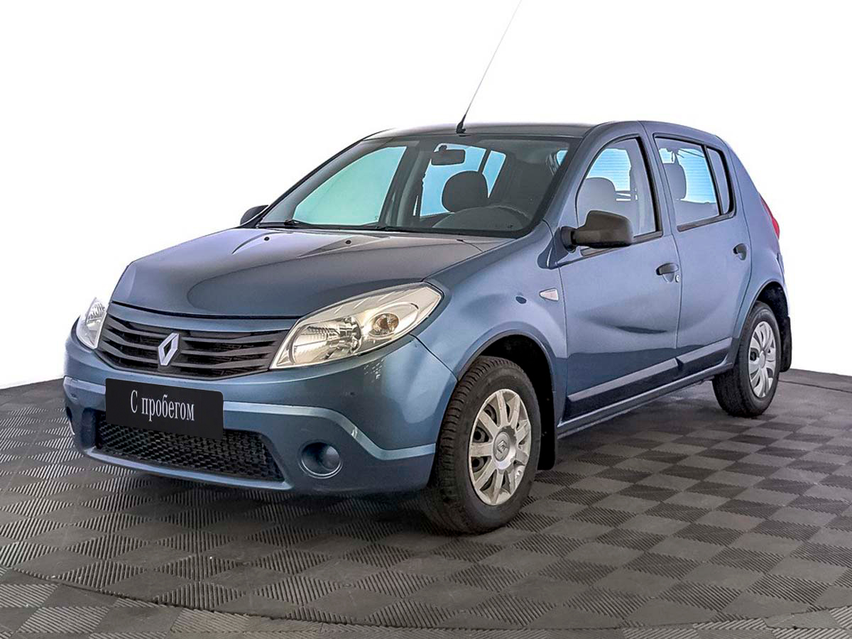 Renault Sandero Синий, 2012, 57 409 км