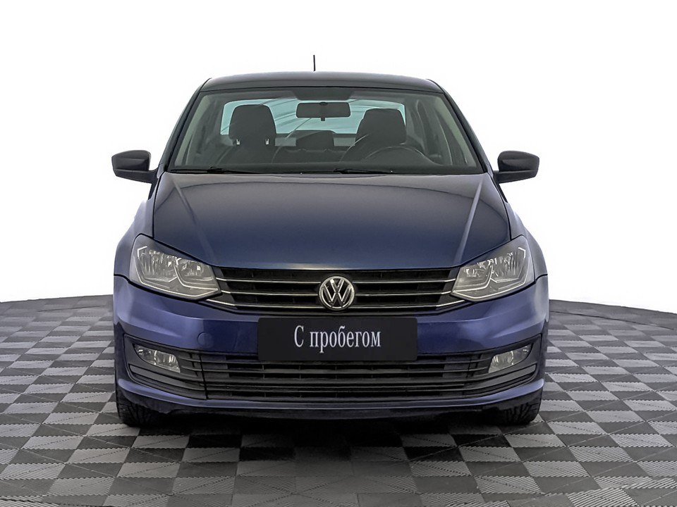 Volkswagen Polo Синий, 2019, 98 888 км