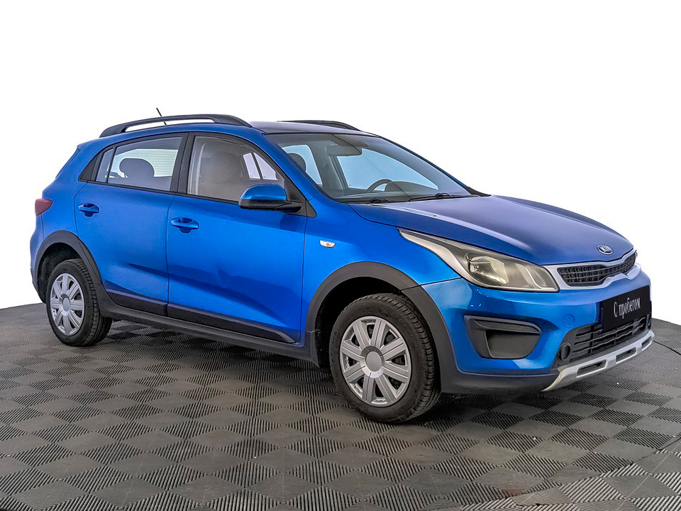 Kia Rio Синий, 2019, 163 609 км