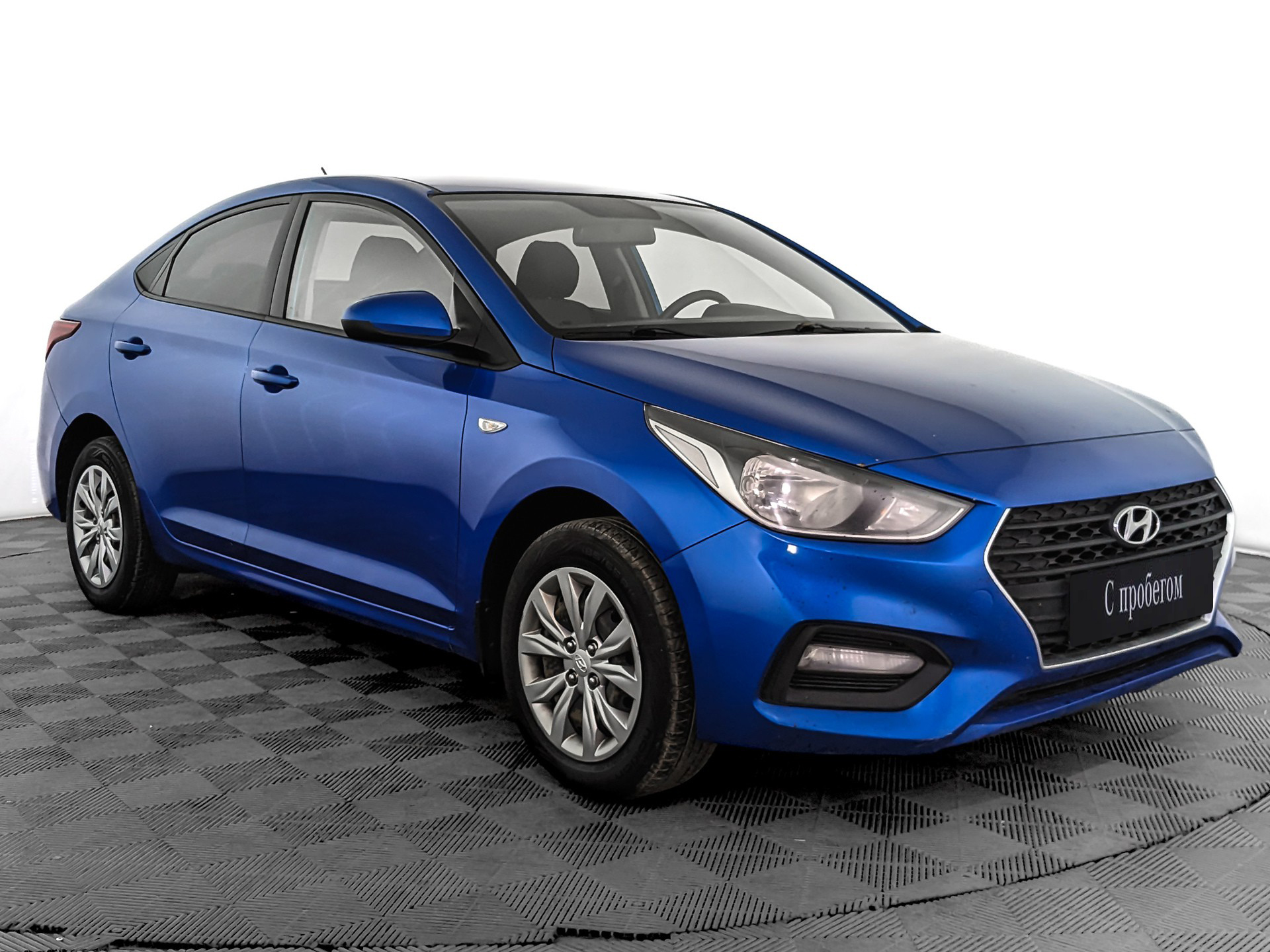 Hyundai Solaris Синий, 2019, 130 519 км