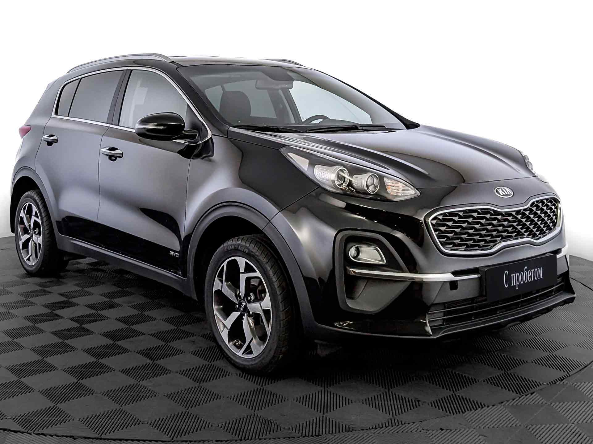 Kia Sportage Черный, 2021, 76 620 км