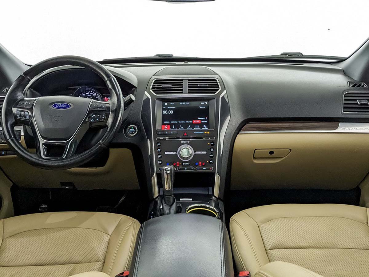 Ford Explorer белый, 2017, 179 152 км