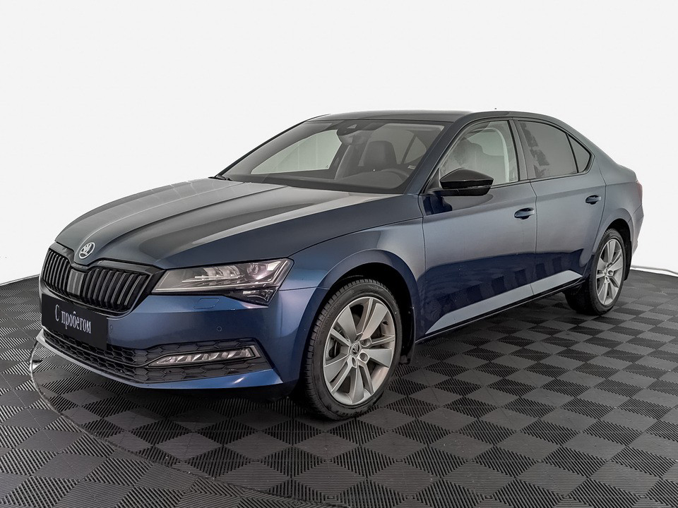 Skoda Superb Синий, 2021, 39 641 км