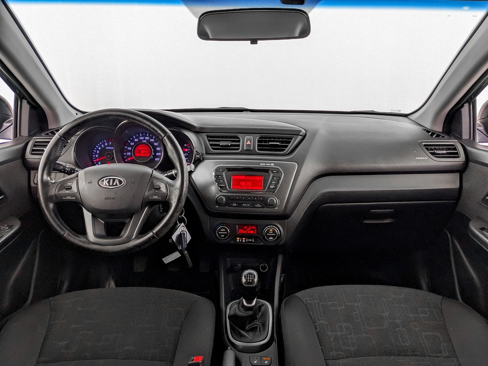 Kia Rio Черный, 2012, 165 617 км