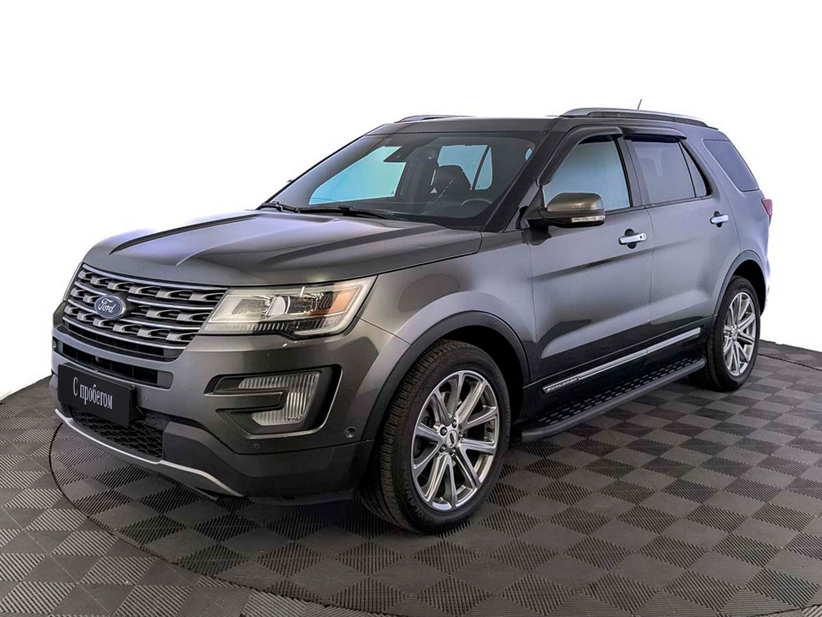 Ford Explorer серый, 2017, 118 800 км