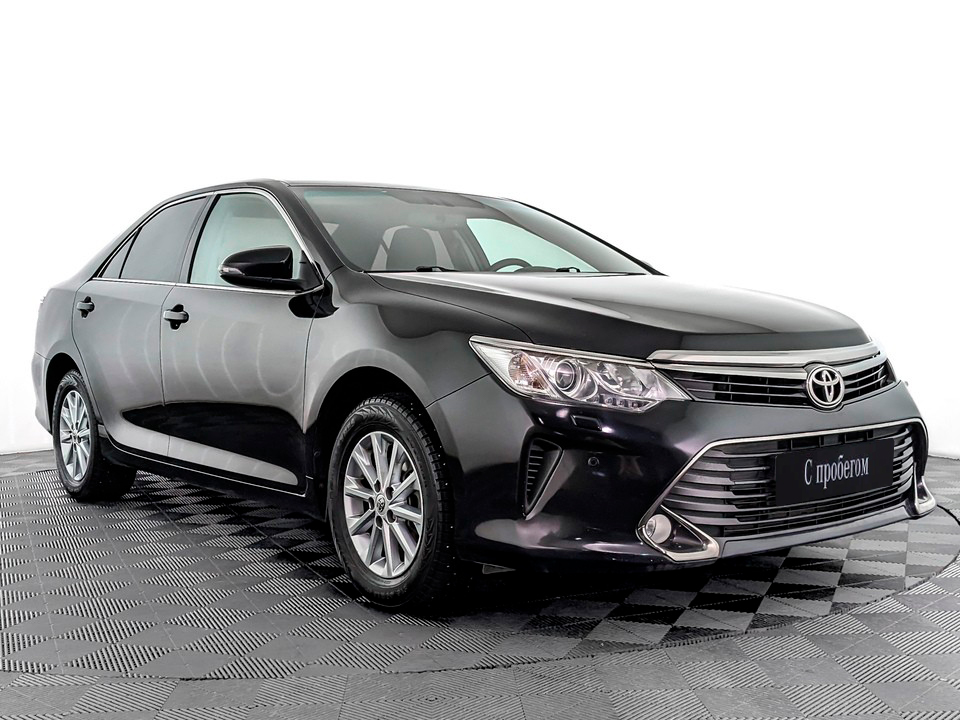 Toyota Camry Черный, 2016, 98 018 км