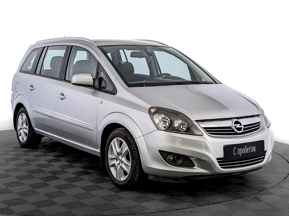 Opel Zafira серебристый, 2013, 113 000 км