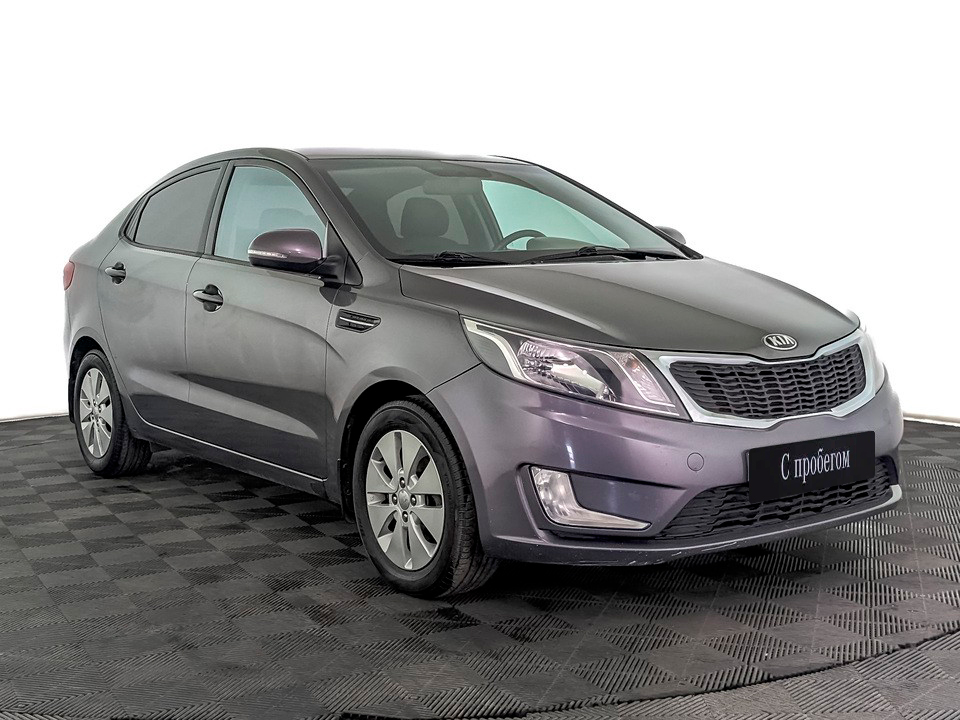 Kia Rio Серый, 2013, 141 555 км