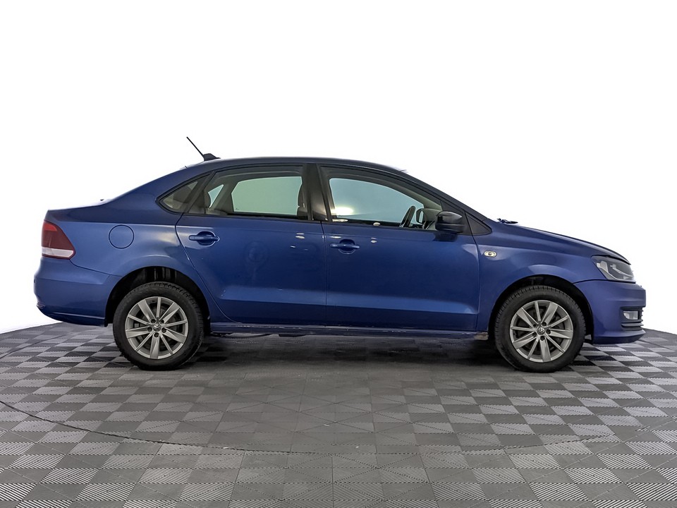 Volkswagen Polo Синий, 2019, 98 888 км