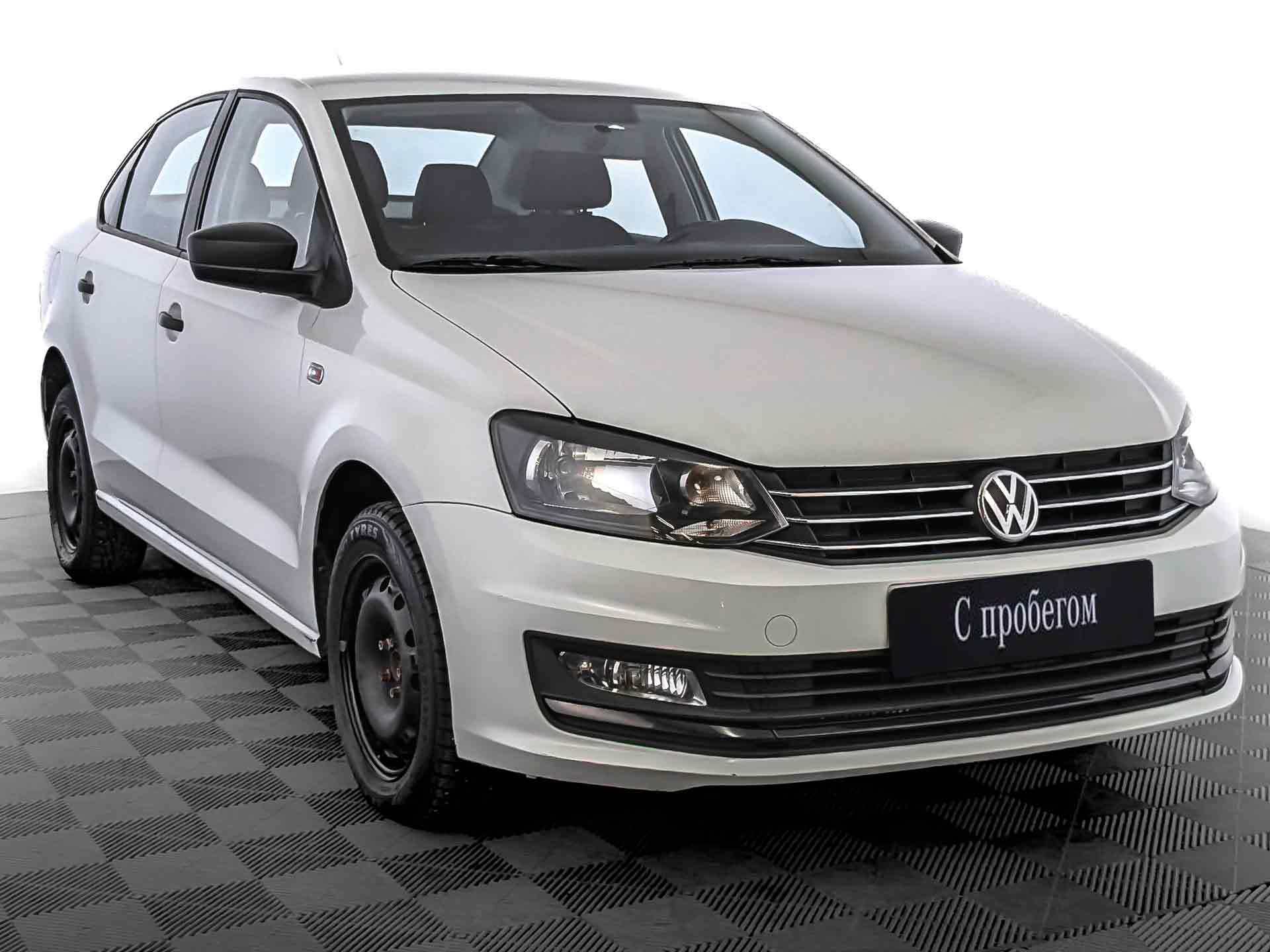 Volkswagen Polo Белый, 2019, 97 480 км