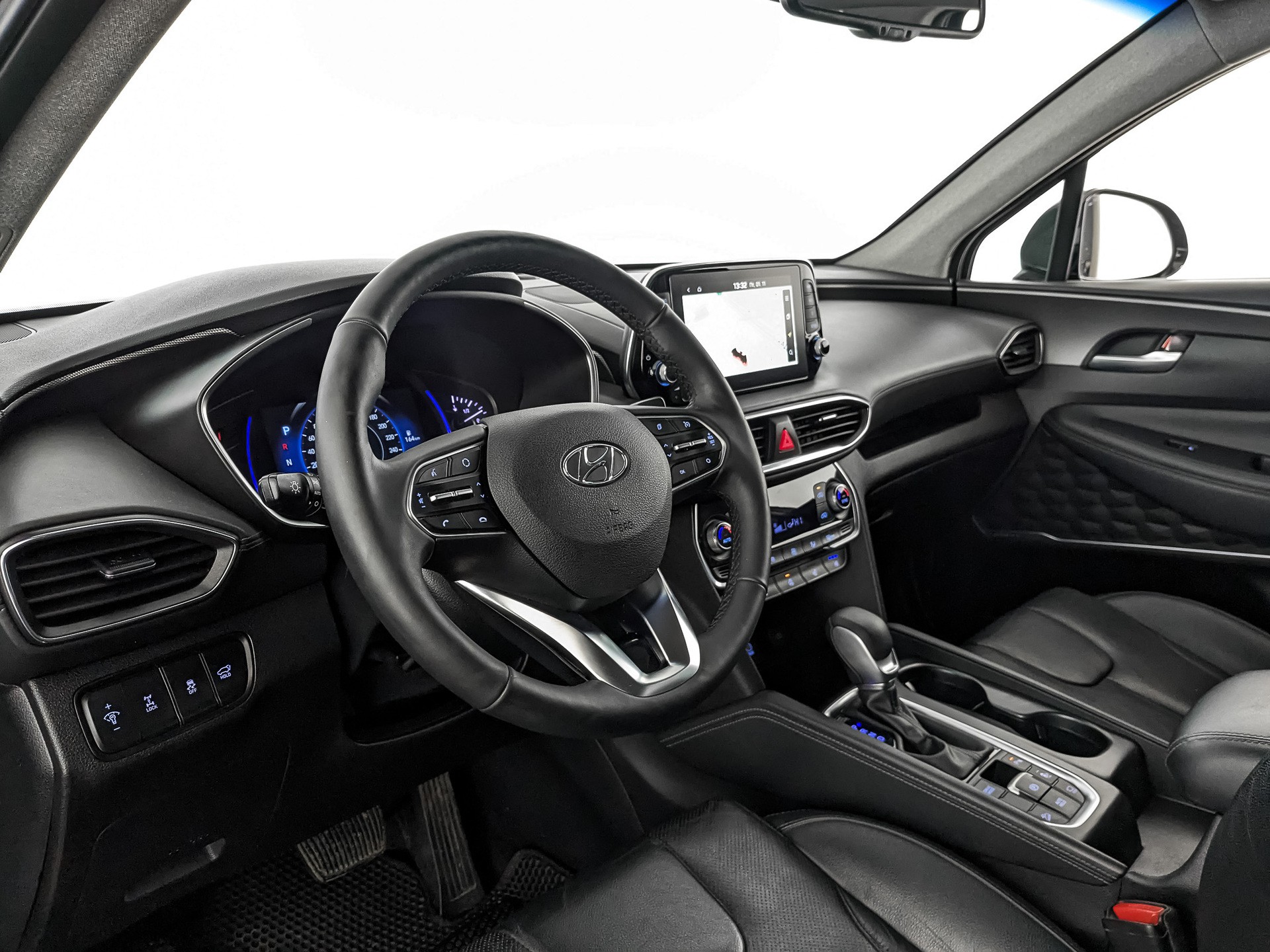 Hyundai Santa Fe Черный, 2019, 96 440 км