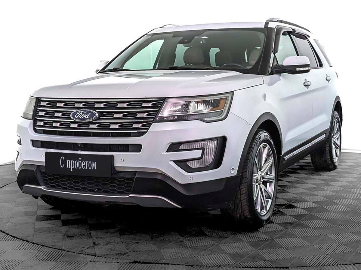 Ford Explorer белый, 2017, 179 152 км