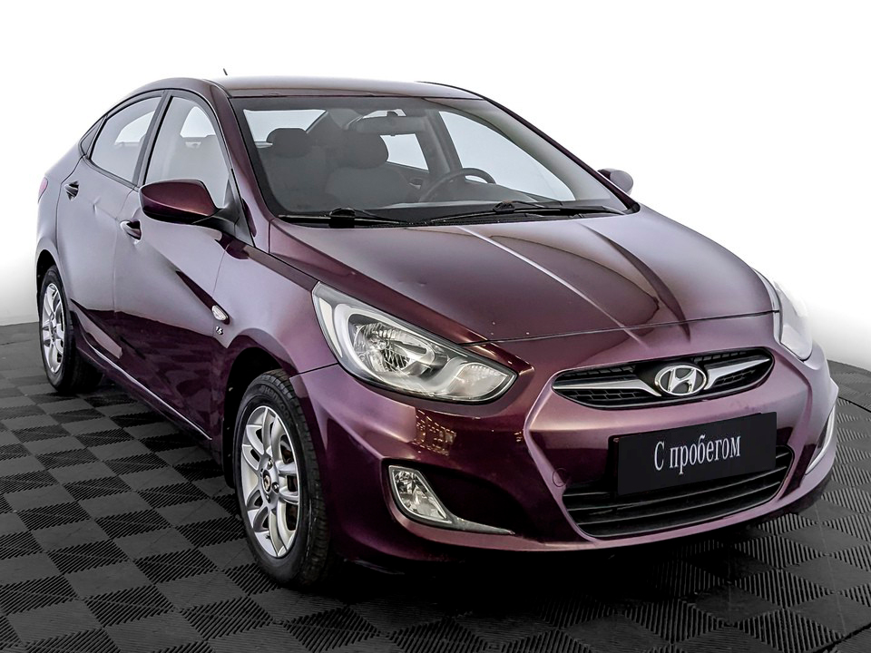 Hyundai Solaris Фиолетовый, 2012, 116 831 км