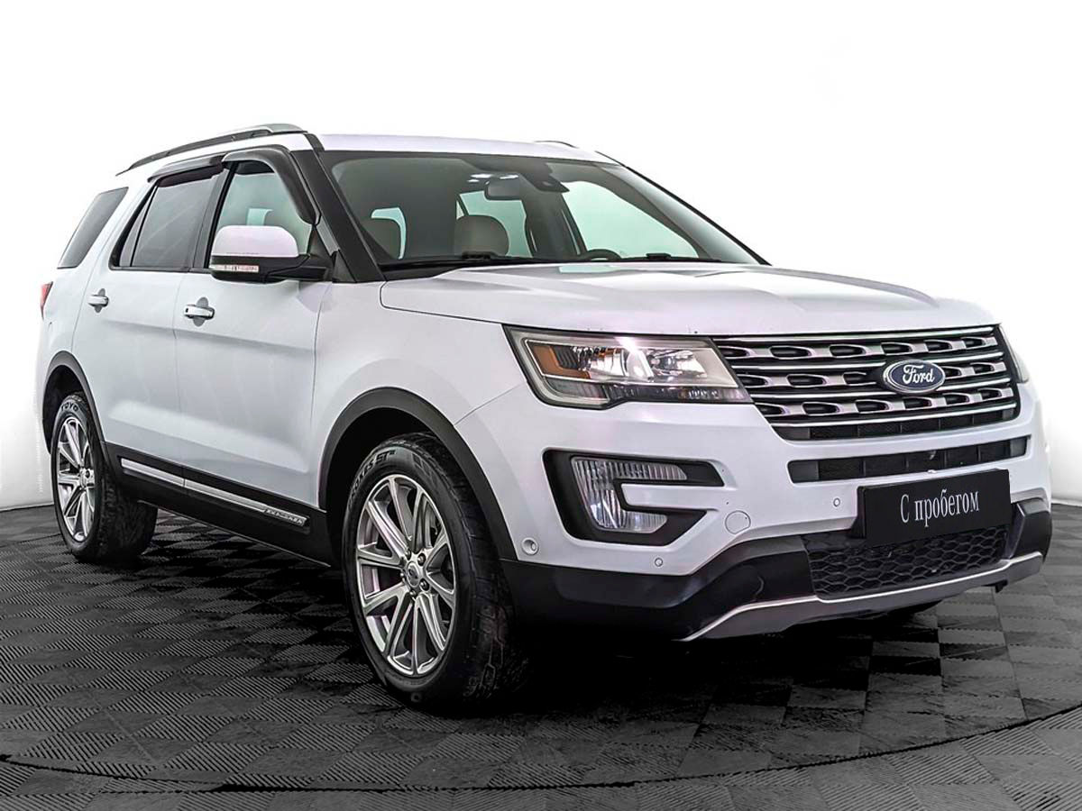 Ford Explorer белый, 2017, 179 152 км