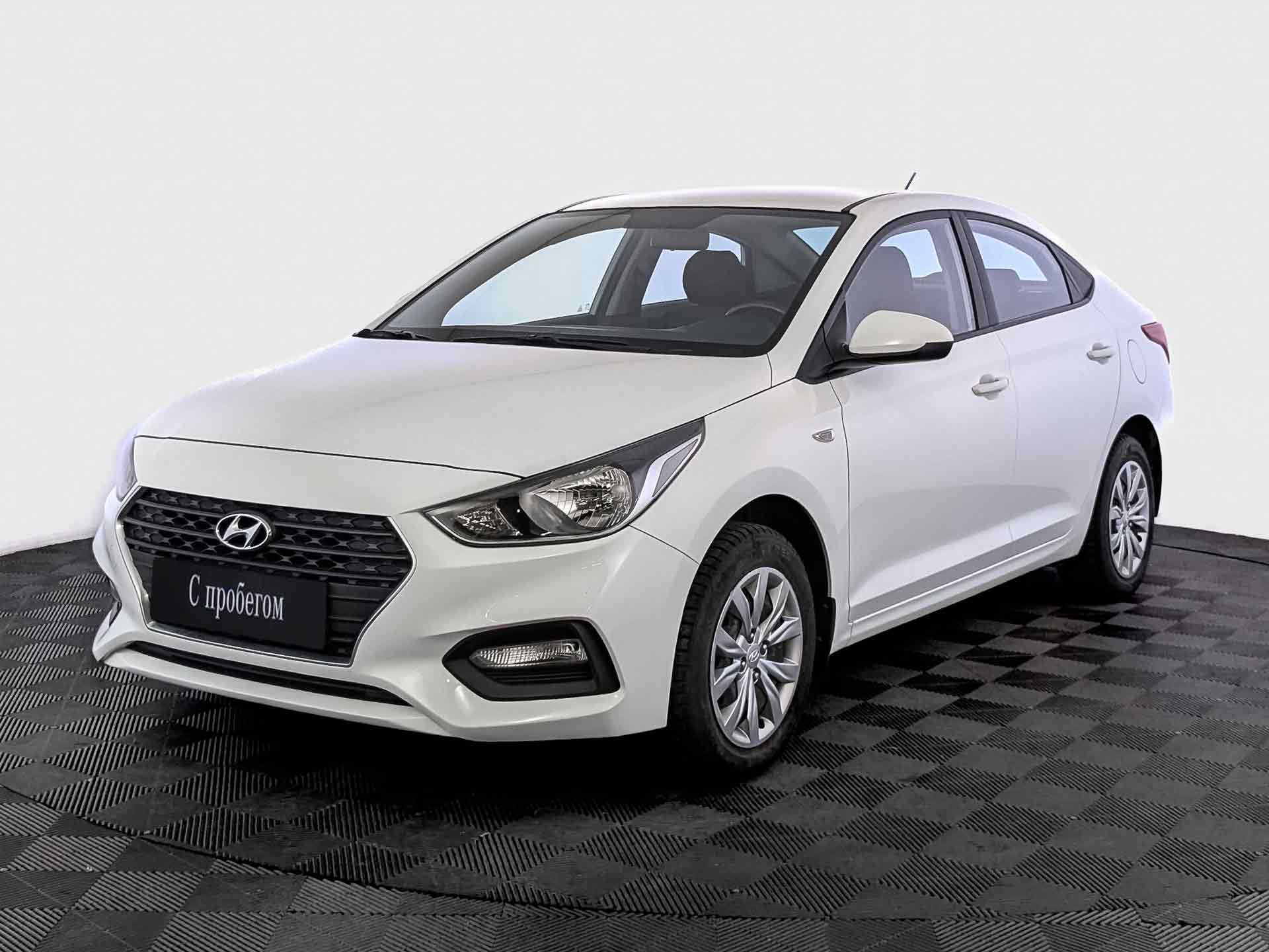 Hyundai Solaris Белый, 2019, 46 124 км