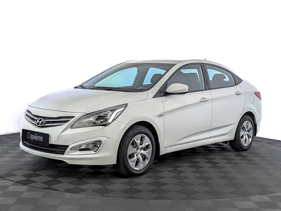 Hyundai Solaris Белый, 2016, 45 688 км