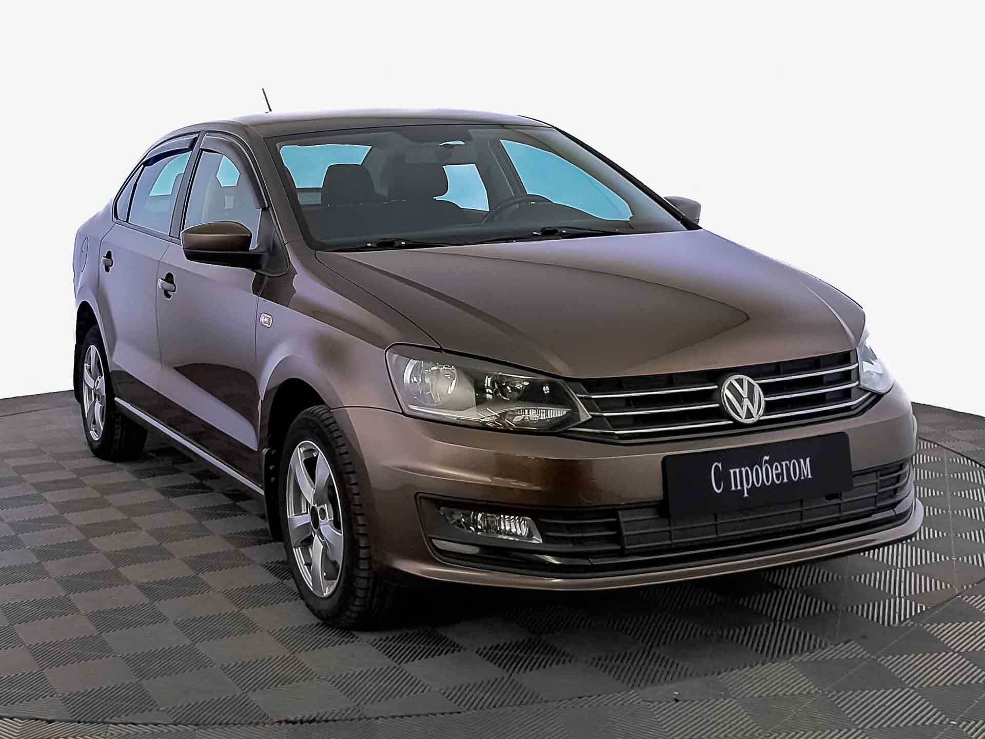 Volkswagen Polo Коричневый, 2017, 43 437 км