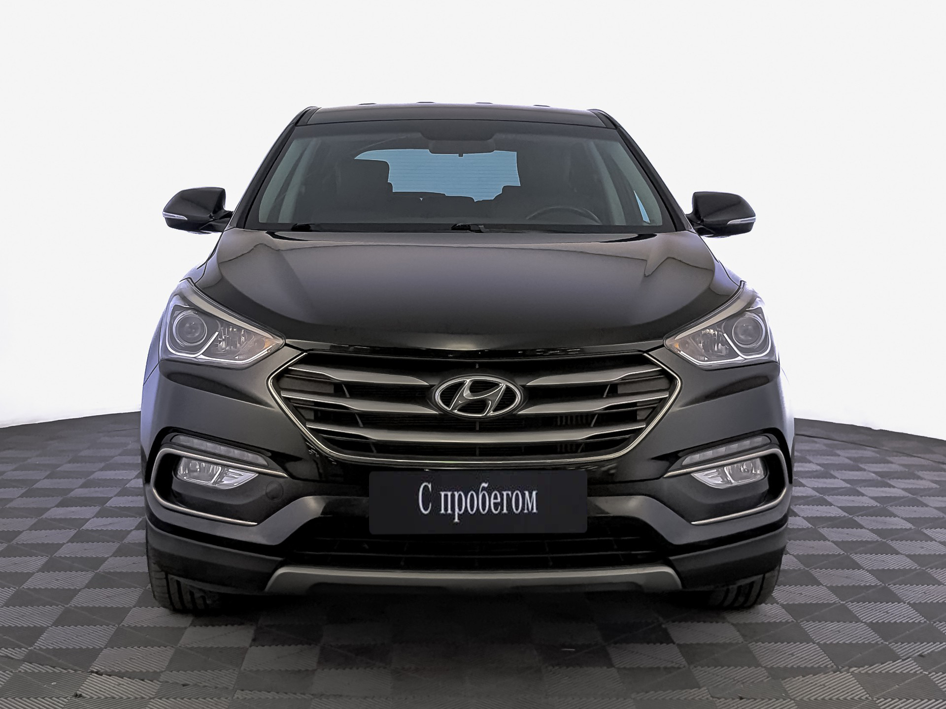 Hyundai Santa Fe Черный, 2017, 176 427 км