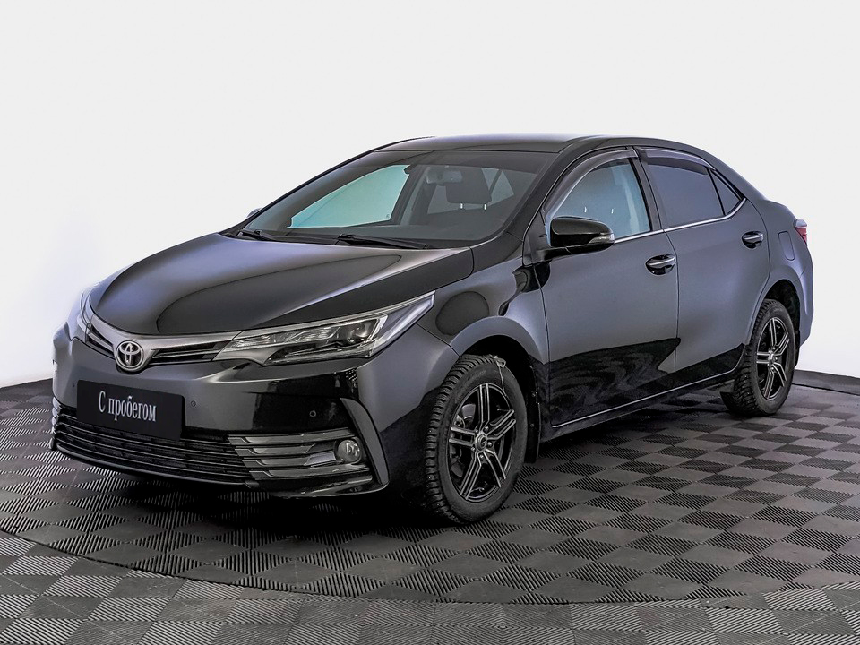 Toyota Corolla Черный, 2017, 40 416 км