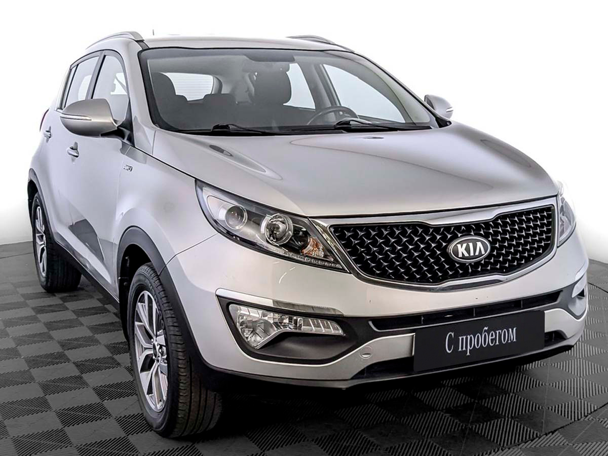 Kia Sportage Серебристый, 2015, 98 542 км