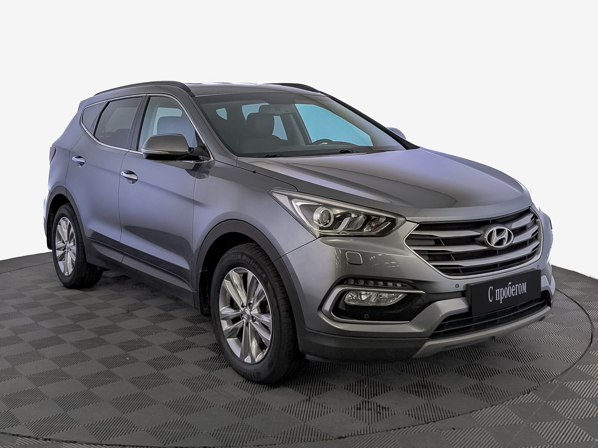 Hyundai Santa Fe Серый, 2017, 115 573 км