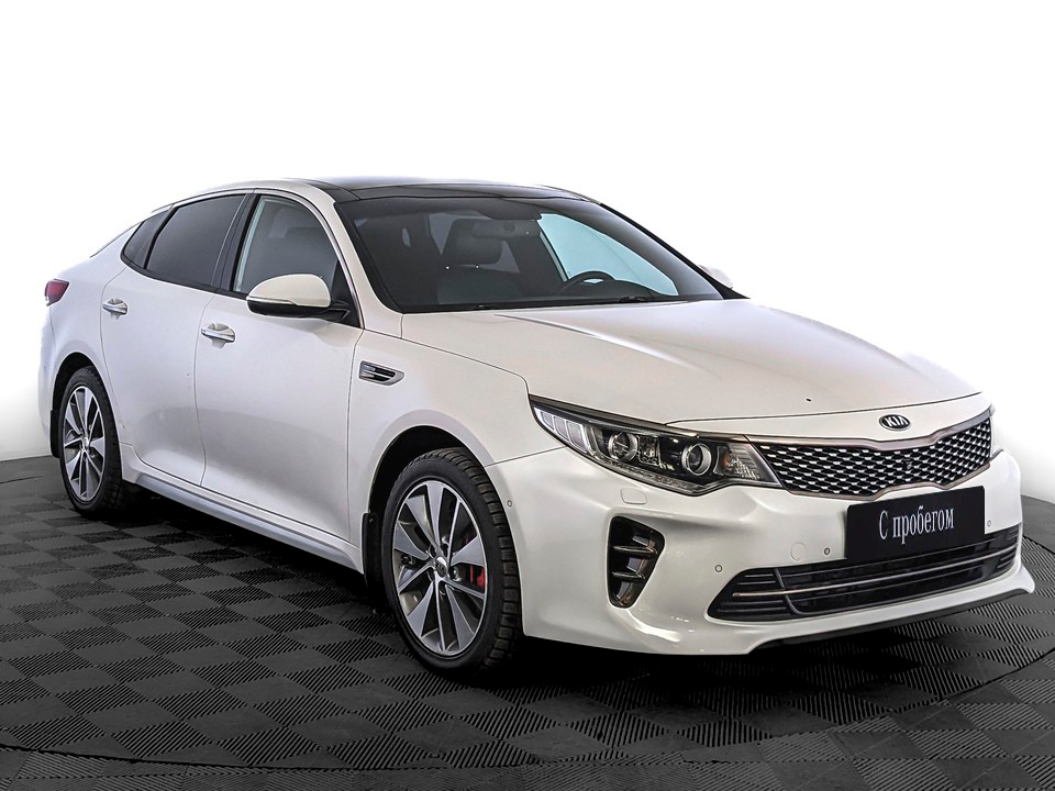 Kia Optima Белый, 2017, 125 861 км