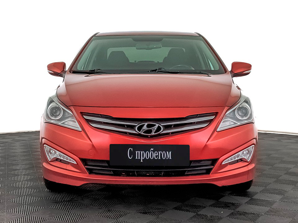 Hyundai Solaris Красный, 2015, 160 913 км