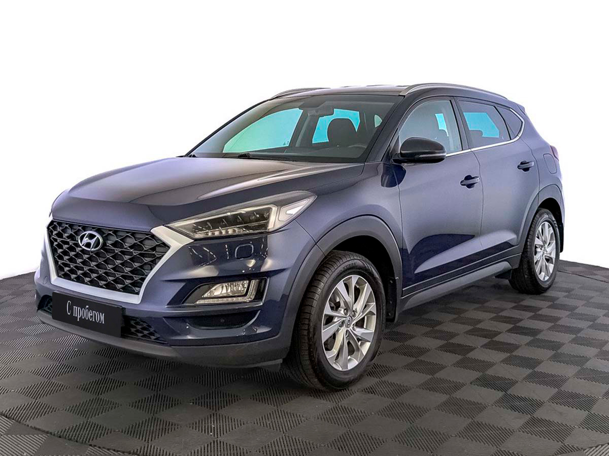 Hyundai Tucson Синий, 2018, 111 462 км