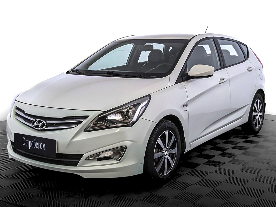 Hyundai Solaris Белый, 2015, 121 964 км