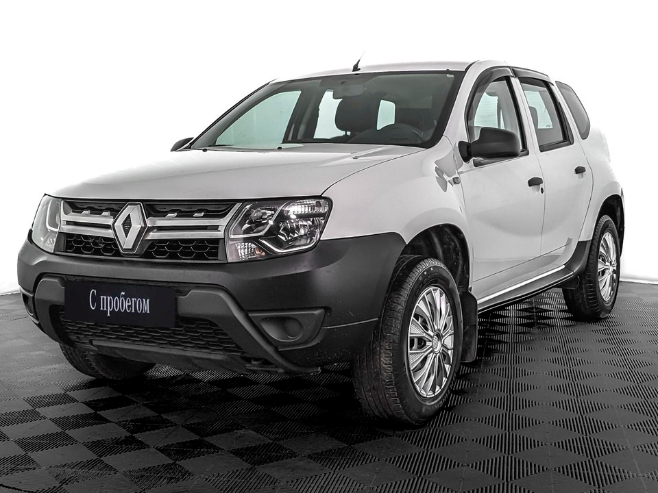 Renault Duster белый, 2018, 107 347 км