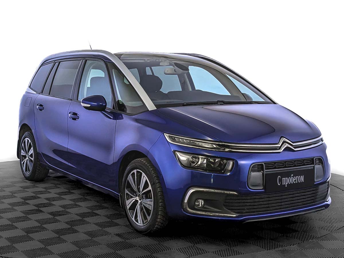 Citroen C4 Spacetourer синий, 2018, 58 300 км