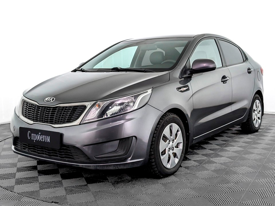 Kia Rio Серый, 2013, 97 000 км