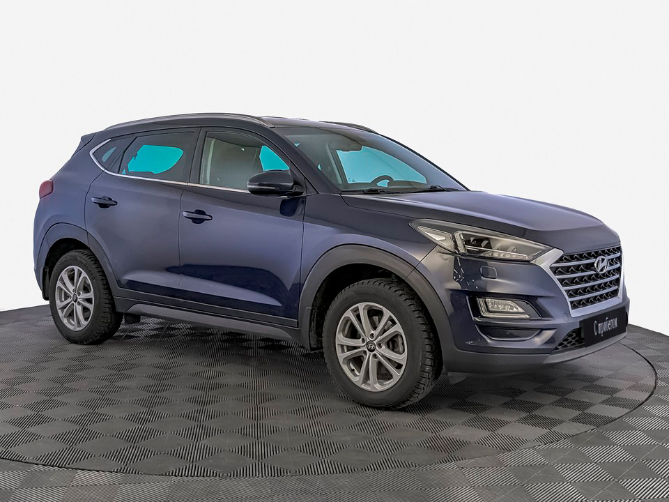 Hyundai Tucson Синий, 2019, 73 800 км