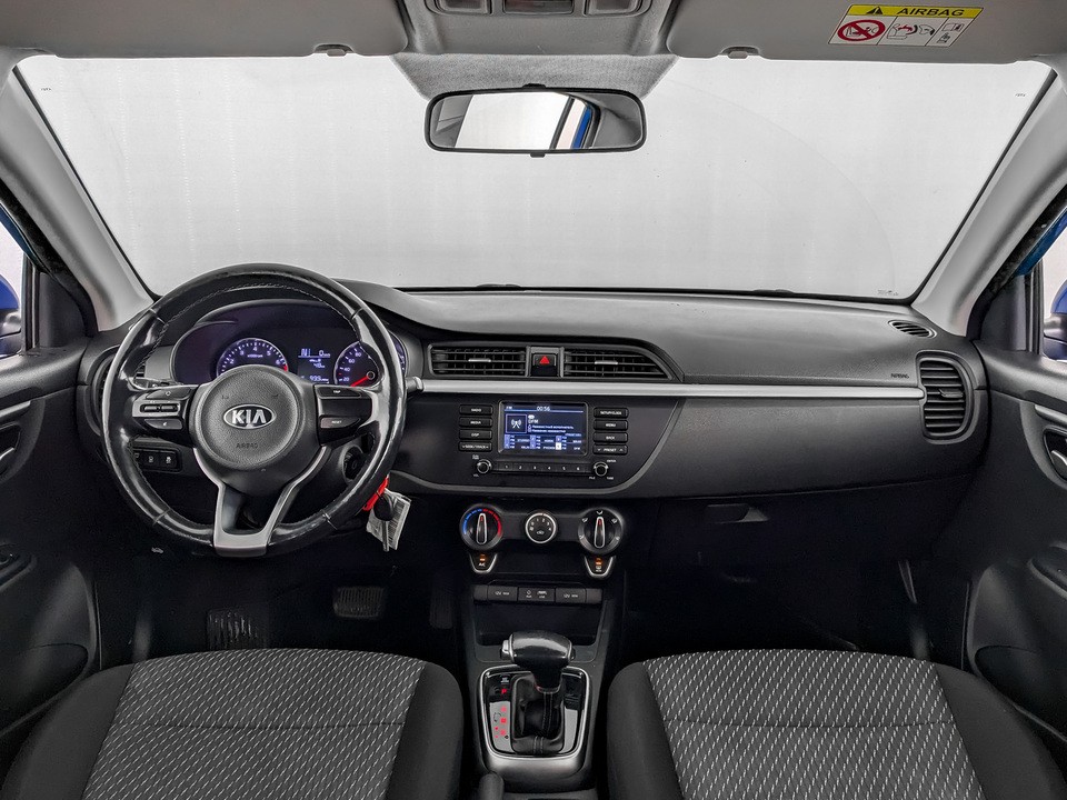 Kia Rio Синий, 2019, 154 108 км