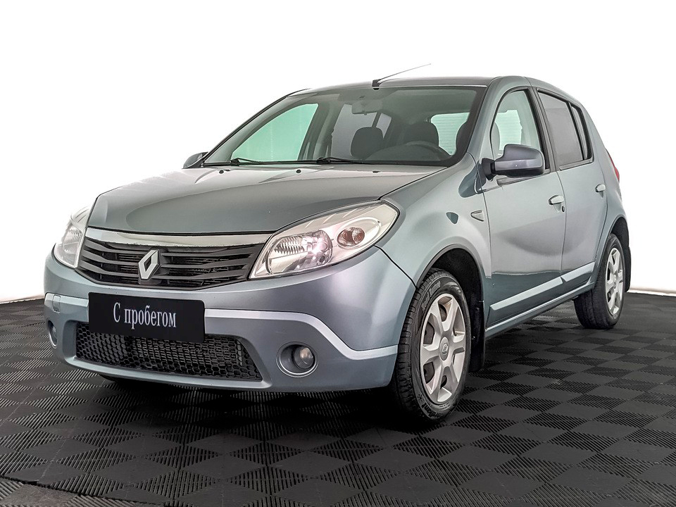 Renault Sandero Синий, 2010, 137 768 км