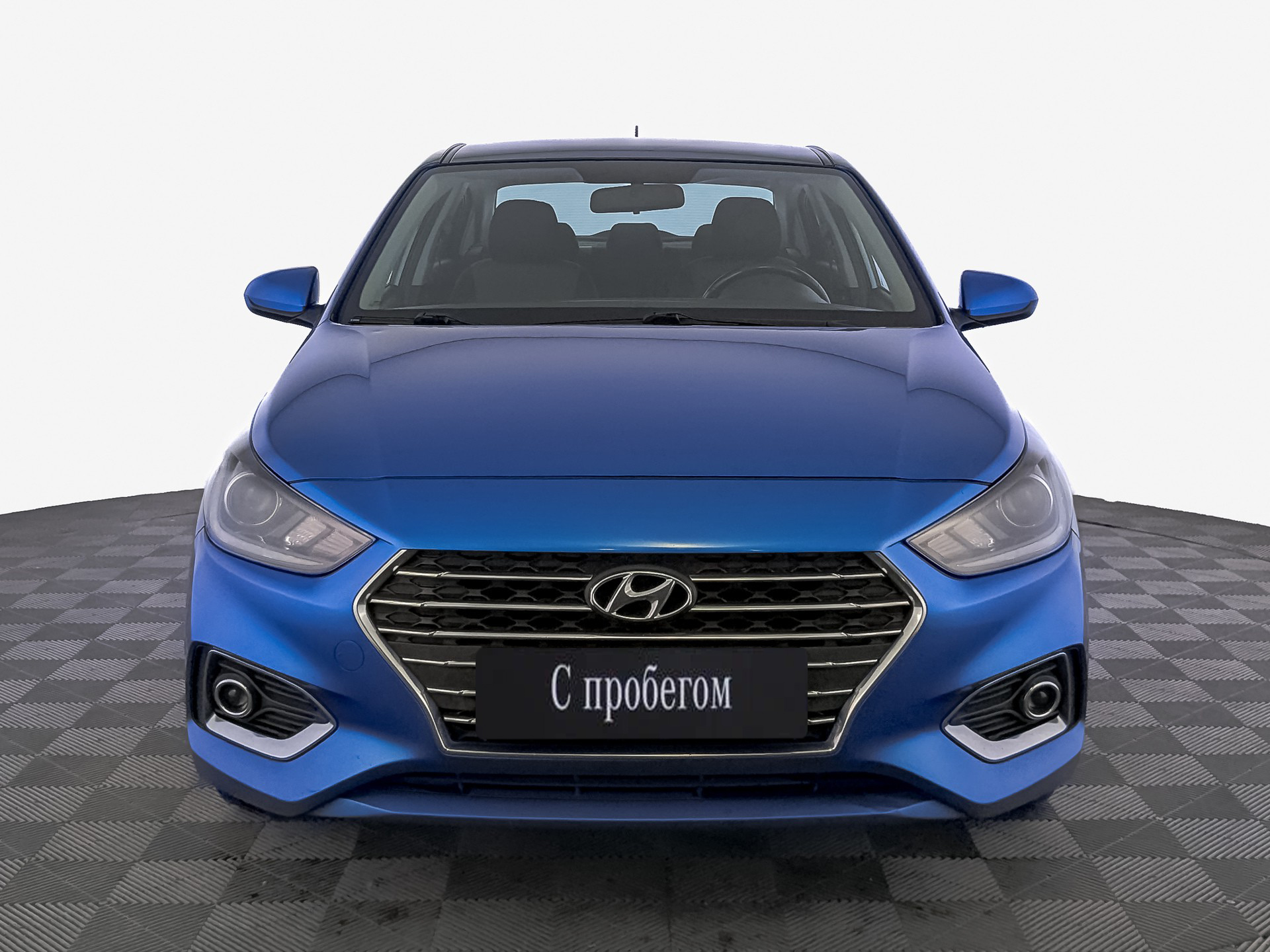 Hyundai Solaris Синий, 2018, 110 986 км