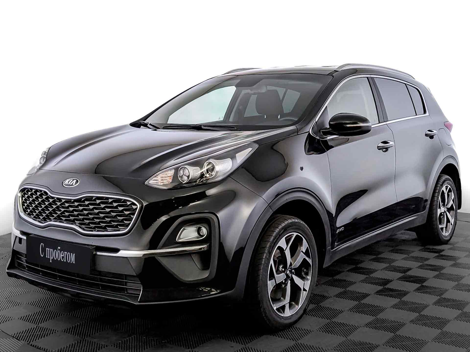 Kia Sportage Черный, 2021, 76 620 км