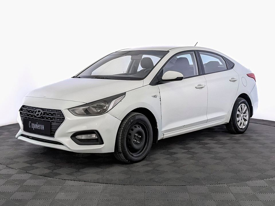 Hyundai Solaris Белый, 2018, 73 032 км