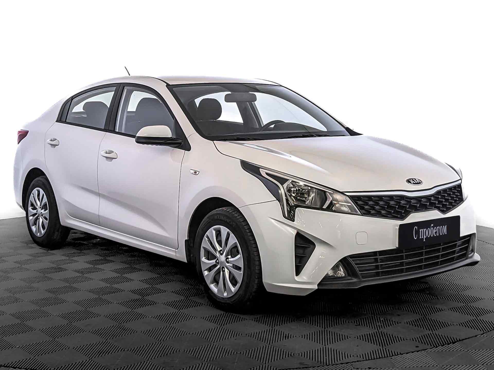 Kia Rio Белый, 2021, 49 268 км