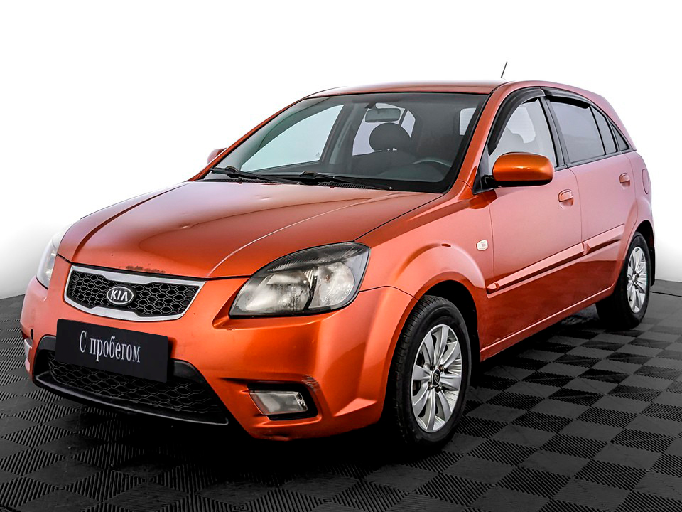 Kia Rio Оранжевый, 2011, 241 260 км