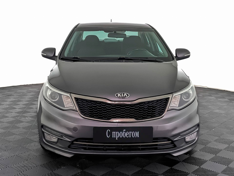 Kia Rio Серый, 2015, 183 158 км