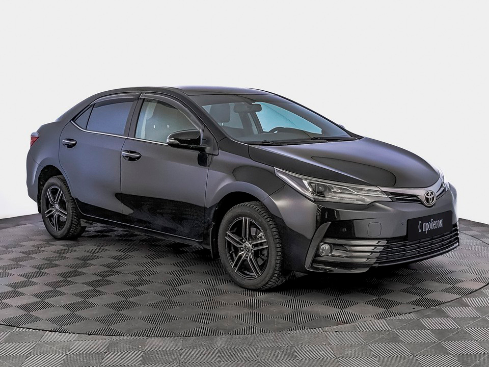 Toyota Corolla Черный, 2017, 40 416 км