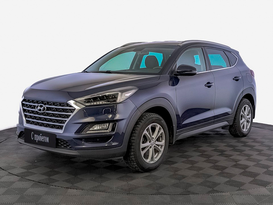 Hyundai Tucson Синий, 2019, 73 800 км