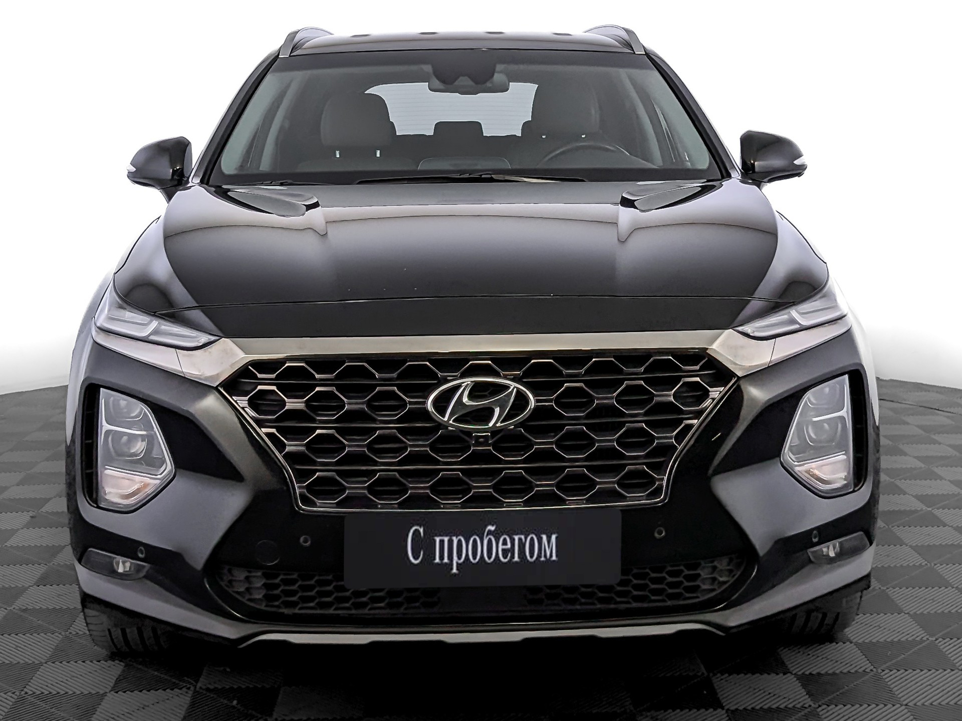 Hyundai Santa Fe Черный, 2019, 88 297 км