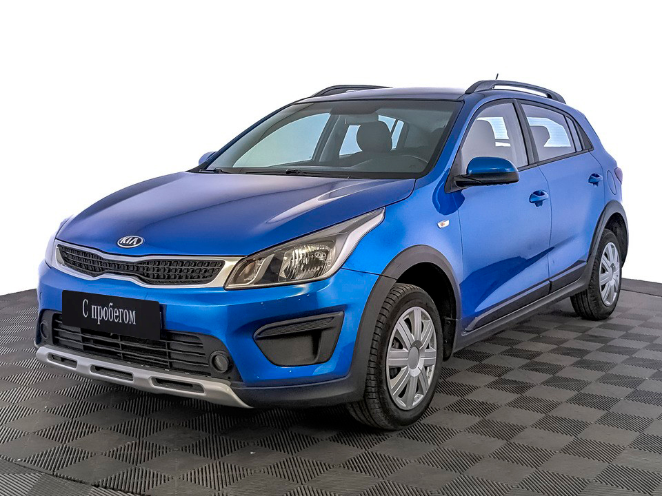 Kia Rio Синий, 2019, 163 609 км