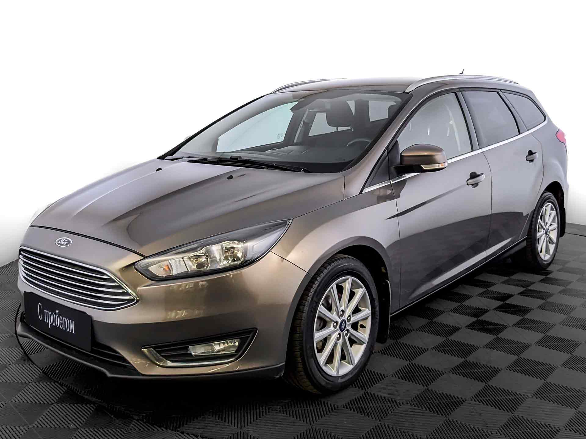 Ford Focus коричневый, 2015, 69 582 км