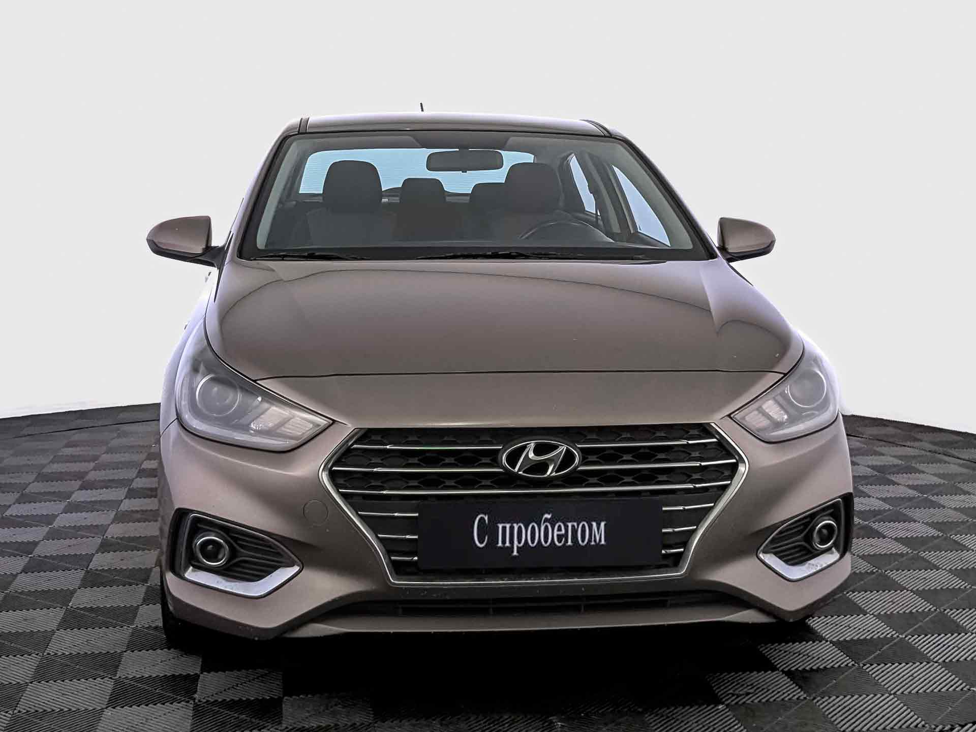 Hyundai Solaris Коричневый, 2018, 129 664 км