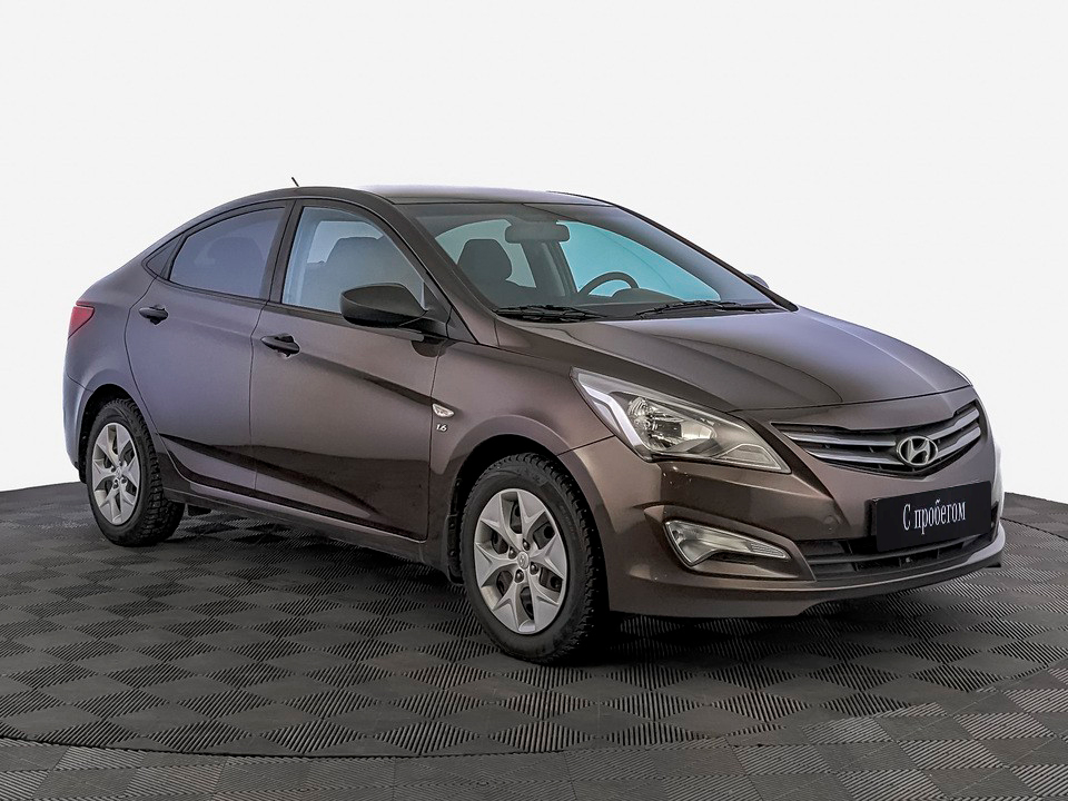 Hyundai Solaris Коричневый, 2016, 83 730 км