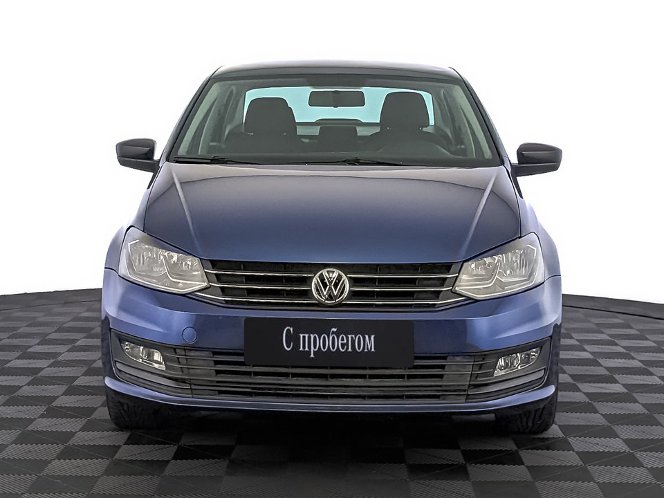 Volkswagen Polo Синий, 2019, 111 605 км